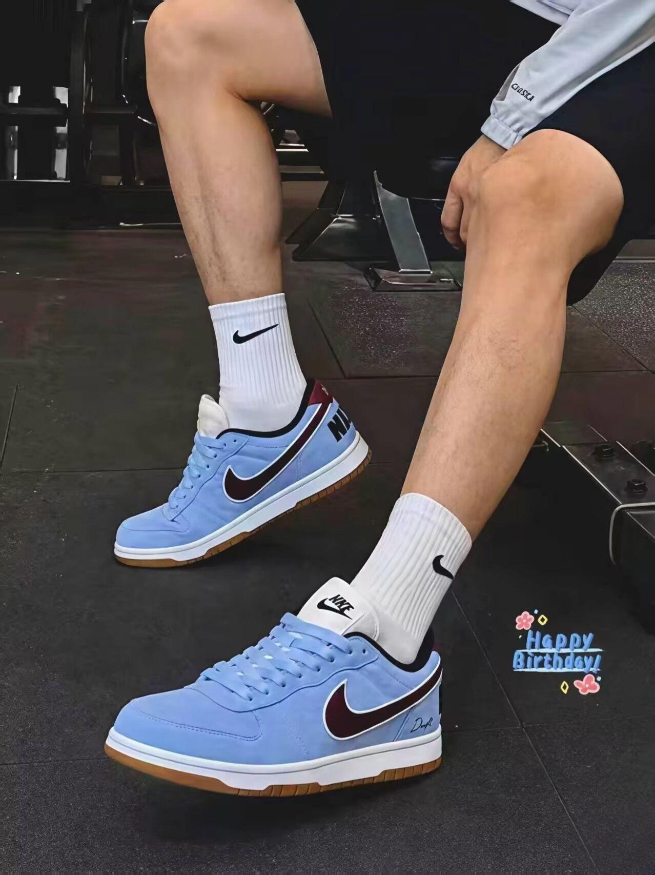 Dunk北卡蓝酒红|清爽少年感拉满💙